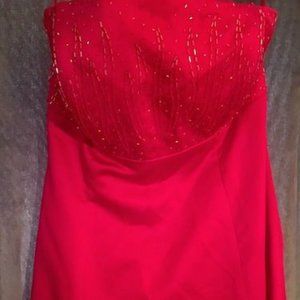 JORDAN LIMITED RED PROM BRIDESMAID DRESS SIZE 12